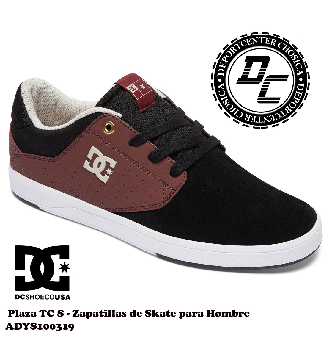DC Shoes Plaza TC S - Zapatillas de Skate para Hombre ADYS100319