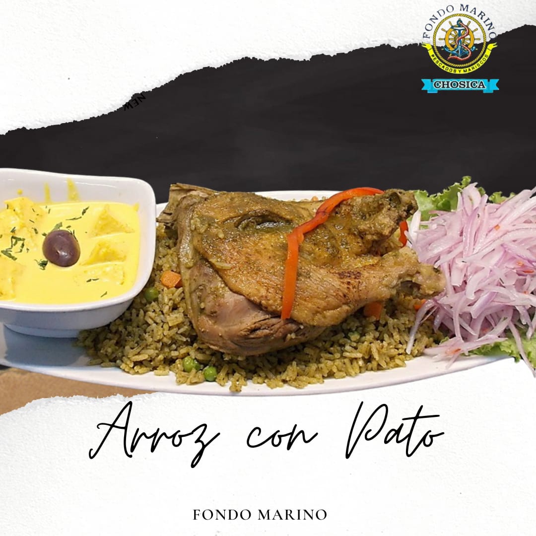 ARROZ CON PATO FONDO MARINO